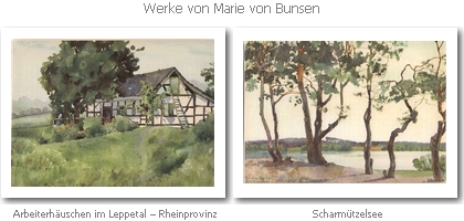Werke von Marie von Bunsen