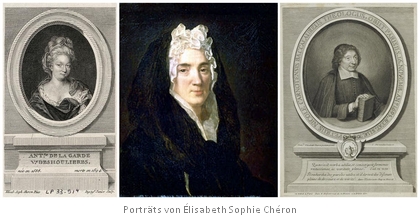 Porträts von Élisabeth Sophie Chéron