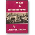 Toklas 1963 – What is remembered