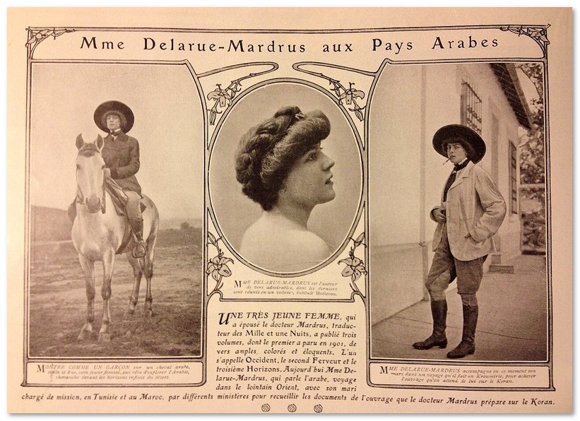Joseph-Charles Mardrus: Lucie Delarue-Mardrus, La Vie heureuse, September 1905. Bibliothèque nationale de France