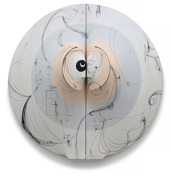 Zilia Sánchez: Lunar con tatuaje, 1968/1996. Sammlung der Künstlerin-