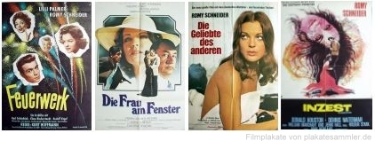 Plakate von Romy-Schneider-Filmen