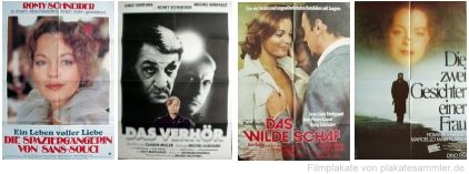 Plakate von Romy-Schneider-Filmen