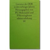 Hohendahl 1983 – Literatur der DDR