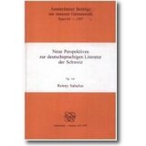 Sabalius 1997 – Neue Perspektiven zur deutschsprachigen Literatur