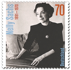 Deutsche Nelly-Sachs-Briefmarke anlässlich ihres 125. Geburtstages (2016)