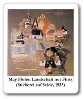 May Hofer: Landschaft mit Fluss